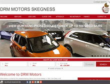 Tablet Screenshot of drm-motors.co.uk